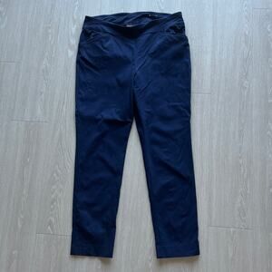 Chicos Perfect Stretch Pants Size Chicos 3 Dark Blue